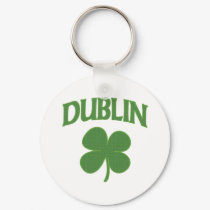 Dublin Irish Shamrock keychains