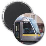 Dublin Luas Silver Tram Yellow Stripe Magnet