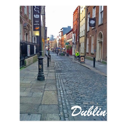 Dublin Street Postcard Zazzle