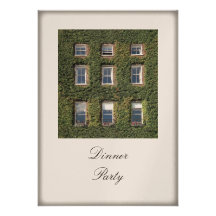 Dublin Town House Climbing Ivy Dinner Party Event Invite