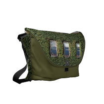Dublin Town House Windows And Ivy Messenger Bag at Zazzle