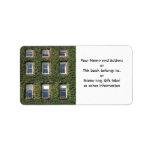 Dublin Town House With Ivy Name Gift Tag Bookplate