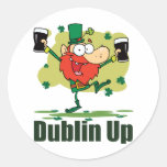 Dublin Up Leprechaun Stickers/Envelope Seals