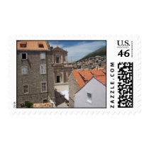 Dubrovnic croatia digital photo stamp