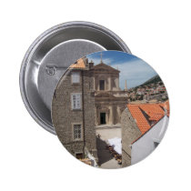 Dubrovnic old town in croatia digital photo Button