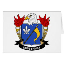 Dubs Family Crest cards by coatsofarms Dubs Family Crest cards