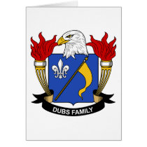 Dubs Family Crest cards by coatsofarms Dubs Family Crest cards
