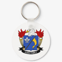 Dubs Family Crest keychains by coatsofarms Dubs Family Crest keychains