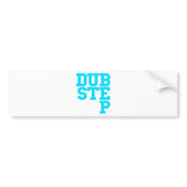 Dubstep Blockletter Bumper Sticker