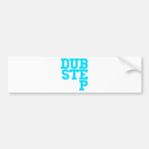Dubstep Blockletter Bumper Sticker