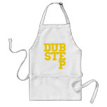 Dubstep Blockletter (Gold) aprons