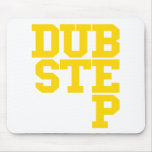 Dubstep Blockletter (Gold) mousepads