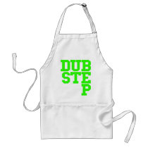 Dubstep Blockletter (Lime) Apron