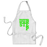 Dubstep Blockletter (Lime) aprons
