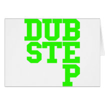 Dubstep Blockletter (Lime) Cards