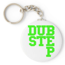 Dubstep Blockletter (Lime) Keychains