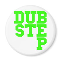 Dubstep Blockletter (Lime) Refrigerator Magnet