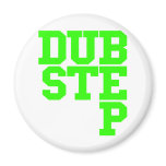 Dubstep Blockletter (Lime) magnets