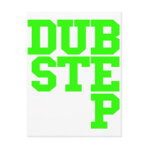 Dubstep Blockletter (Lime) Post Cards