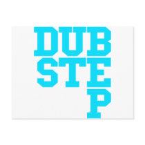 Dubstep Blockletter Post Card