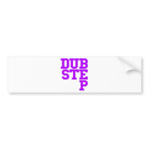 Dubstep Blockletter (Purple) Bumper Sticker