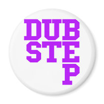 Dubstep Blockletter (Purple) Refrigerator Magnet
