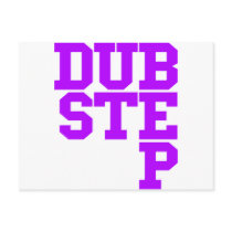 Dubstep Blockletter (Purple) Post Card