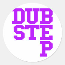 Dubstep Blockletter (Purple) Sticker