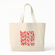 Dubstep Blood Repeat Canvas Bags