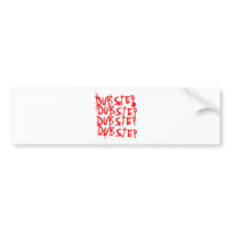 Dubstep Blood Repeat Bumper Sticker