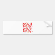Dubstep Blood Repeat Bumper Sticker