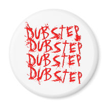 Dubstep Blood Repeat Refrigerator Magnet