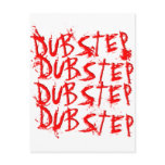 Dubstep Blood Repeat postcards