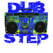 Dubstep Blue Boombox T-shirts