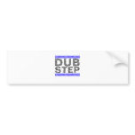 Dubstep Blue Bumper Sticker