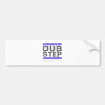 Dubstep Blue Bumper Sticker