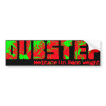 Dubstep Bumper Sticker