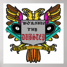 dubstep coat of arms poster