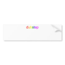 Dubstep Color Spectrum Bumper Sticker