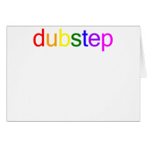 Dubstep Color Spectrum Greeting Cards