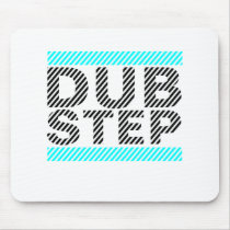 Dubstep Cyan Mouse Pads