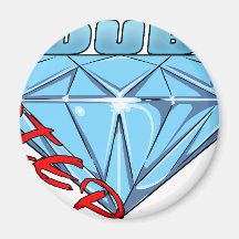 Dubstep Diamond Magnet