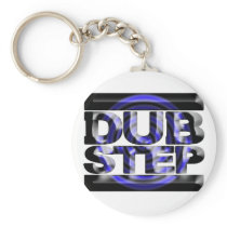 DUBSTEP dub step t shirt blue spin rusko caspa Key Chain