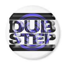 DUBSTEP dub step t shirt blue spin rusko caspa Refrigerator Magnets