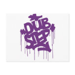 Dubstep FatCap Kush Purple postcards