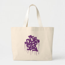 Dubstep FatCap Kush Purple Tote Bags