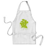 Dubstep FatCap Lime aprons