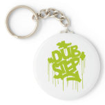 Dubstep FatCap Lime keychains