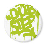 Dubstep FatCap Lime magnets