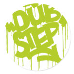 Dubstep FatCap Lime stickers